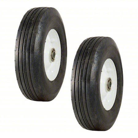 Marathon Caster Wheels, 450 lb Capac., 10 in dia. 02611