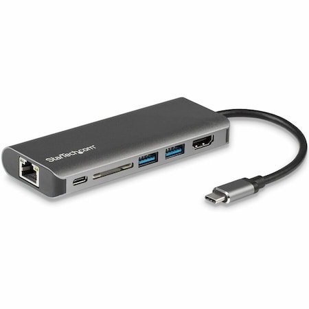 Startech.Com REPLACED BY DKT30CSDHPD3 - USB-C MULTIPORT ADAPTER 4K HDMI, GBE, 2 USB-A, SD - 6 DKT30CSDHPD