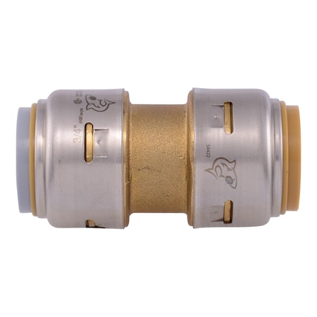 Sharkbite SharkBite Push to Connect 3/4 in. 3/4 in. D Push Brass Coupling UR4016A