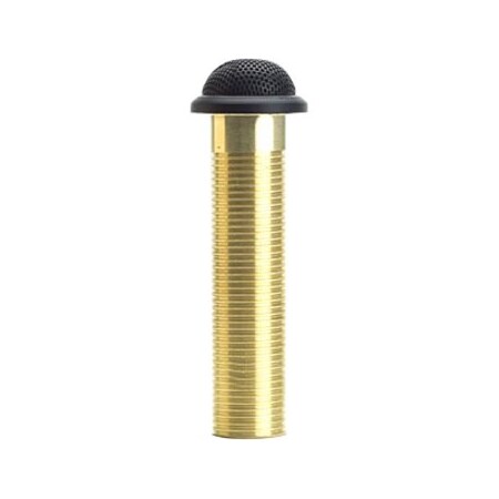 Shure ROUND MINIATURE BOUNDARY MICROPHONE, CARDIOID, 3-PIN XLR, BLACK MX395B/C