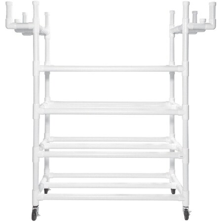 Champion Sports Sports Equpmnt Crt, 61inLx19inWx62inH, Wht PECART