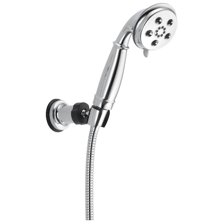 Delta Universal Showering Components H2Okinetic 3-Setting Adjustable Wall Mount Hand Shower 55433