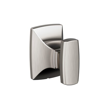 Amerock Highland Ridge Brushed Nickel Transitional Single Robe Hook BH36010G10