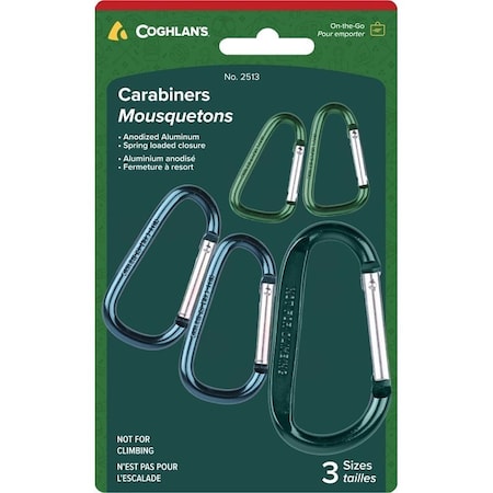 Coghlans Carabiner, Aluminum 2513