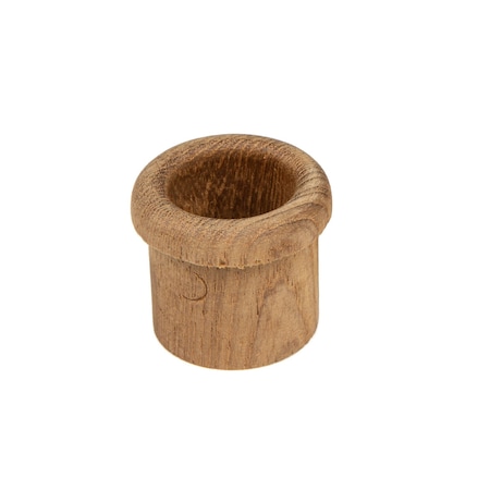 Homeroots Set of Two Brown Wood Round Open Circle Drawer Pull Knobs, 2PK 476585