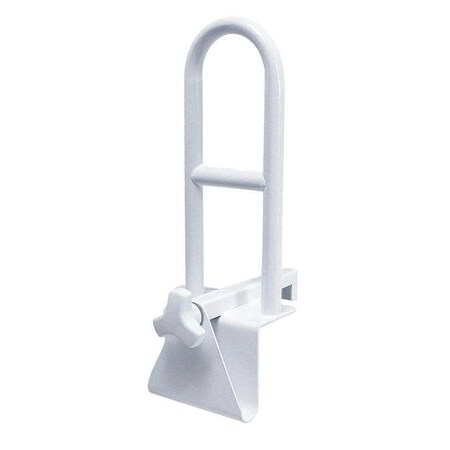 Medline Steel Bathtub Grab Bar, Locks to Side of Tub MDS86321WH