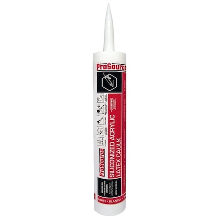 Red Devil ProSource Acrylic Sealant Caulk, White, 10.1 oz Cartridge 7850200