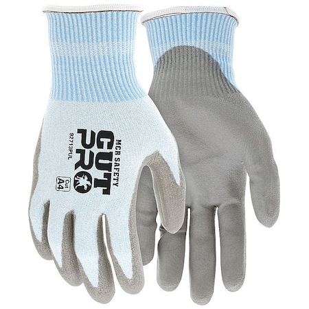 Cut Pro Coated Gloves, Cut Level A4 , Dipped , Polyurethane , Smooth , L ( 9 ) 1 PR 92713PUL