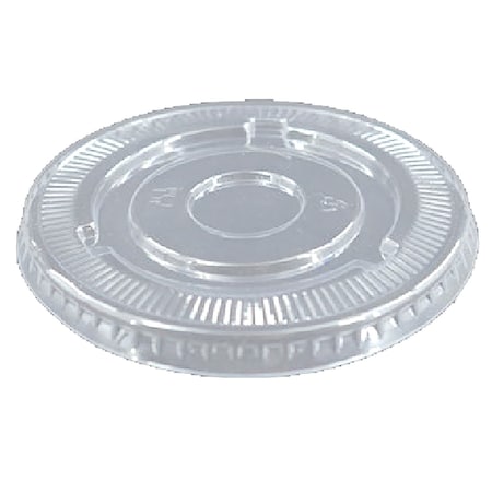 Rdi 98mm Clear PET Flat Lid no Slot 1000cs, 1000PK LID-PET-98FL