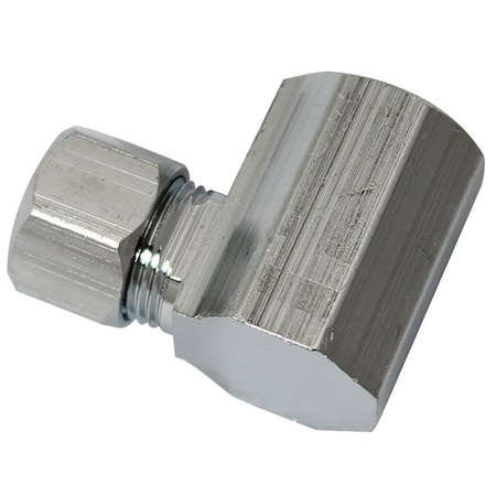 Plumb Pak Adapter, 3/8 in, FIP x Compression, Chrome PP75PCLF