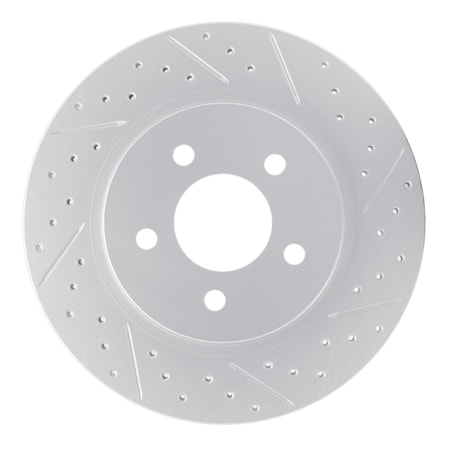 Dynamic Friction Co DFC Geoperformance Rotor - Drilled and Slotted 830-54058R