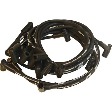 Msd Co. 5566 Street Fire Wires Spark Plug Wire Set, Black, 1975-1982 Chevrolet Corvette M46-5566