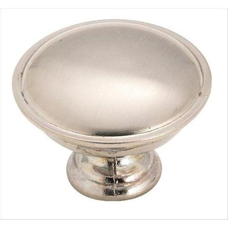 Amerock Everyday Heritage 1-5/16 in 33 mm Diameter Brushed Chrome Cabinet Knob, 10PK 1875423
