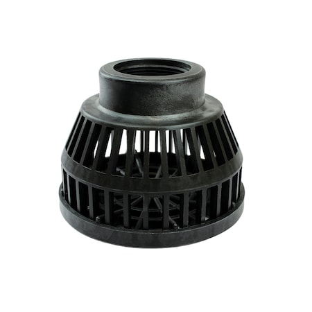 Jason Industrial 2 BLACK POLYPROPROLYNE STRAINER, BLACK POLYPROPYLENE STRAINER PS200