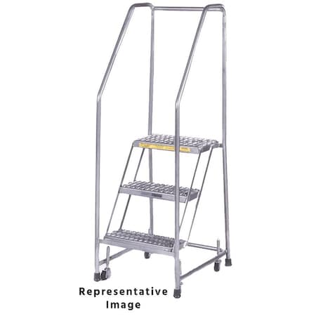 Ballymore Rolling Ladder, Aluminum, 47-1/2 in.H A5SH30G