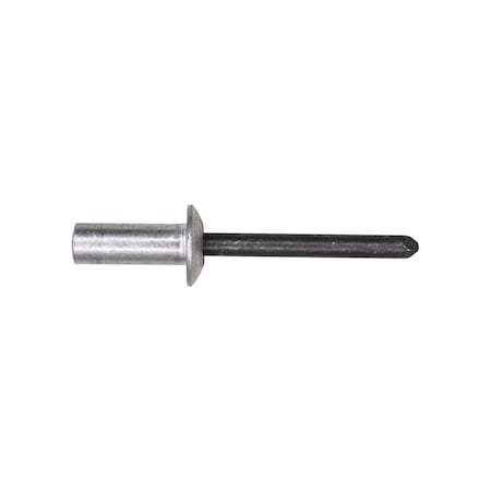 Auveco Closed End Rivet 1/4in Diameter, 1/2in Flange, 1/4in x 3/8in Grip, 25PK 21440