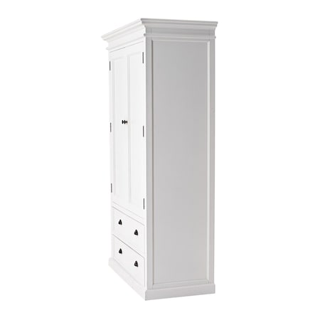 Homeroots Classic White Wardrobe 397850