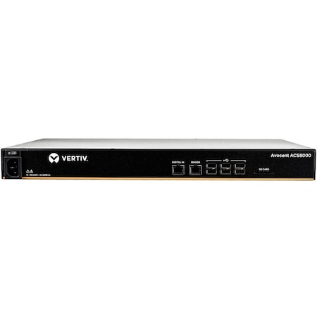 Vertiv Avocent ACS 8000 16-port Serial Console Server, Single AC Power ACS8016SAC-400