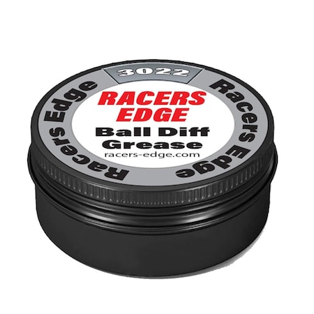 Racers Edge 8ml Ball Diff Grease in Aluminum Tin with Screw On Lid, Black RCE3022