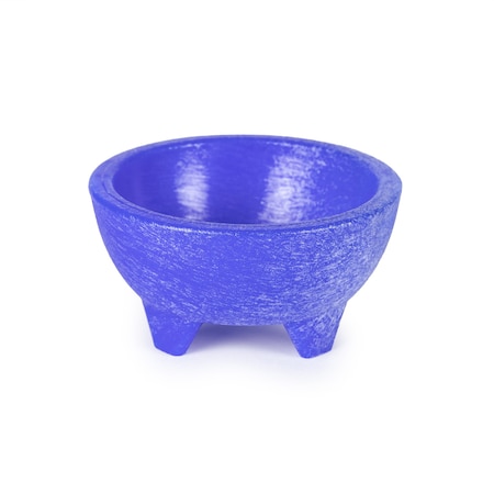 Hs 8 oz. Molcajete Singular, Salsa Bowl, Azul, NSF, 24 each/case NHS1006AZ