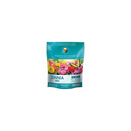Earth Science Zinnia Seed Fertilizer and Soil Conditioner, For Annuals, Perennials, Growth Essentials Mix 12142-6