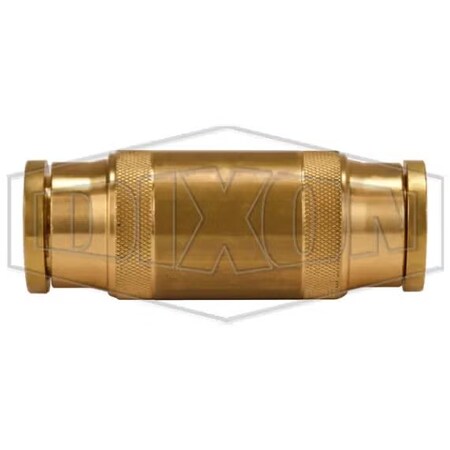 Dixon Push-In Union, 1/2 in Nominal, Tube, Brass, Domestic 6216