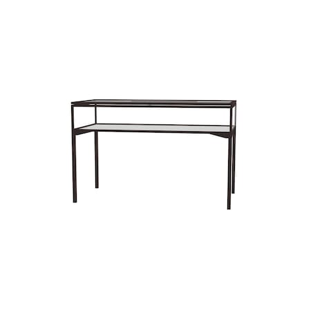 Ghent Table Top Display Case 60x10x30, Hinged Door, Bronzee 3160HT-BZ-LB