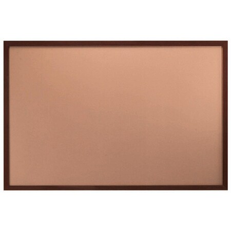 Aarco Architectural High Performance Wood Grained Al Trim Bulletin Board, 48H''x72''W DBWW4872