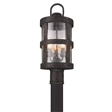 Troy Lighting Barbosa 3 Light Post 8 In. Barbosa Bronze P3316