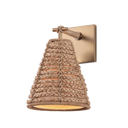 Troy Lighting 1 Light Bjorn Flush Mount Patina Brass C2405-PBR