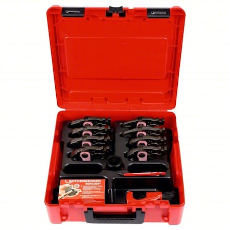 Rothenberger Press Jaw, 1/4 in to 1 1/8 in Pipe Size 1000001989