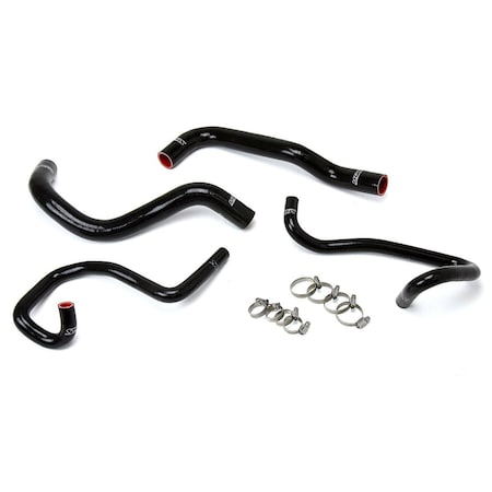 Hps Performance High Temp Reinforced Silicone Radiator and Heater Coolant Hose Kit, Black,  57-1640-BLK