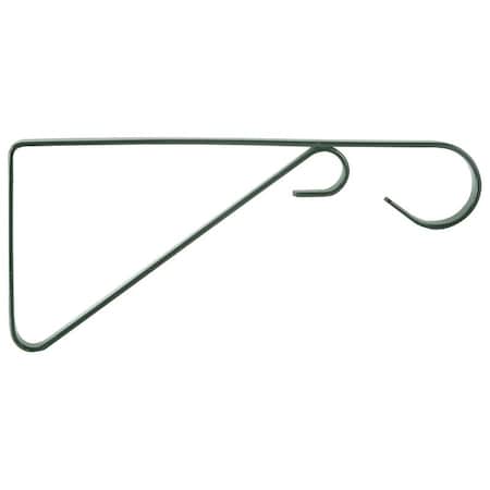 Landscapers Select Hanging Plant Bracket, 9-5/8 L, Steel, Forest green, Wall Mount Mounting GB0363L