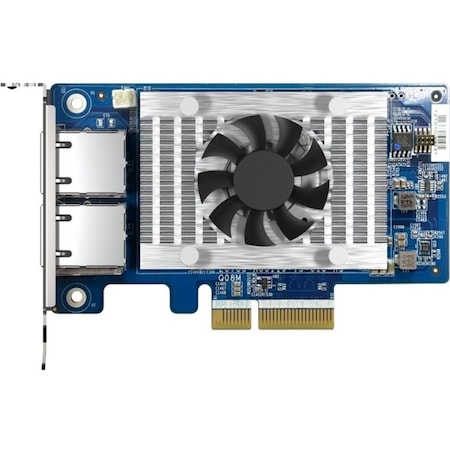 Qnap DUAL-PORT 10GBASE-T 10GBE NETWORK EXPANSION CARD, INTEL X710, PCIE GEN3 X4 QXG-10G2T-X710