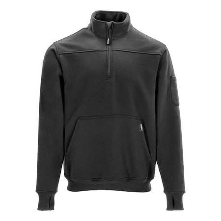 Refrigiwear Shop and Work Sweatshirts, Black, XL 8482RBLKXLG