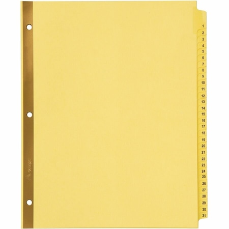 Avery Dividers, Gold Reinf, 1-31 31PK AVE11308