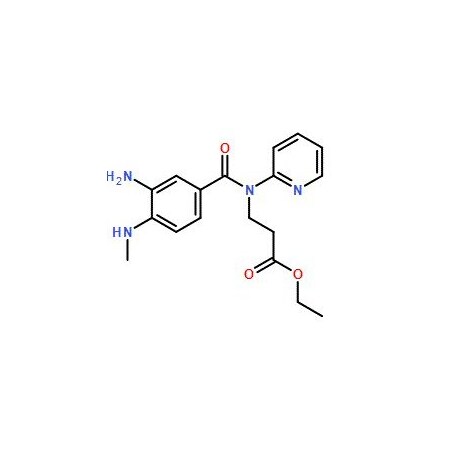 Ak Scientific Ethyl 3-(3-Amino-4-(methylamino)-N-(pyridin-2yl)benzamido)propanoate (5g), CAS 212322-56-0 X1036-5g