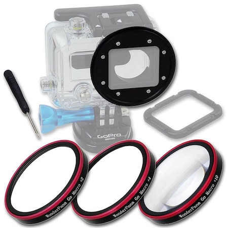 Fotodiox WPGT-H3-2-4-10Macro-Kit Pro WonderPana Go H3 Macro Kit WPGT-H3-2/4/10Macro-Kit