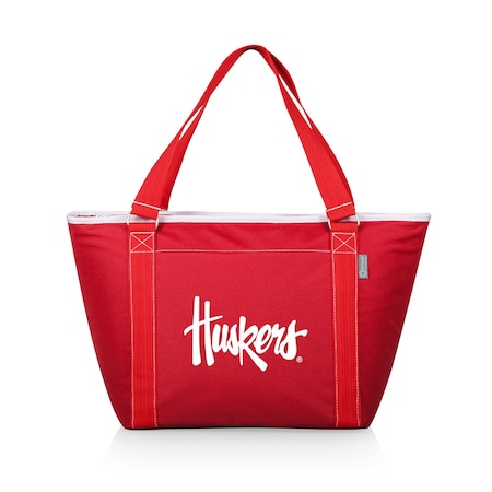 Picnic Time Family Of Brands NCAA Nebraska Cornhuskers Topanga Tote Cooler Bag - Soft Cooler Bag - Picnic Cooler, Red 619-00-100-404-0