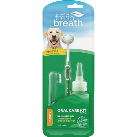 Boss Pet TropiClean Fresh Breath Large Pet Oral Care Kit TC1280 18