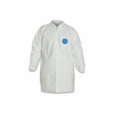 Dupont Tyvek 400 Frock w/Mandarin Collar, Small, White, 30PK 251-TY216SWHSM003000
