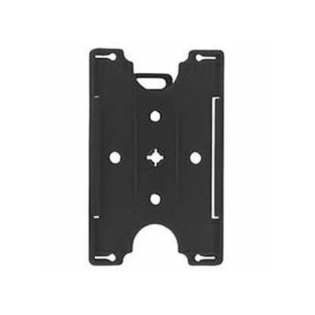 Brady Convertible Card Holder - 3.5" x 2.25" - Plastic - Black 1840-3011