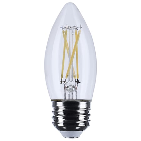 Satco 5.5 Watt B11 LED Medium Base Clear 3000K CCT 120 Volt S12502