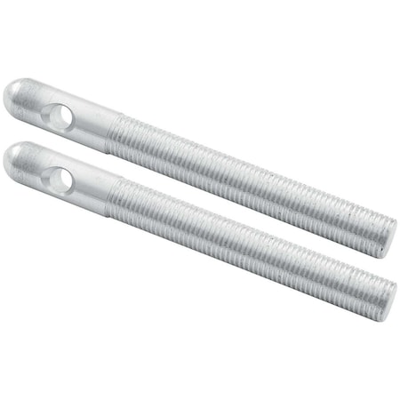 Powerhouse 0.38 in. Dia. Replacement Aluminum Hood Pins, Silver, 2PK PO3636586