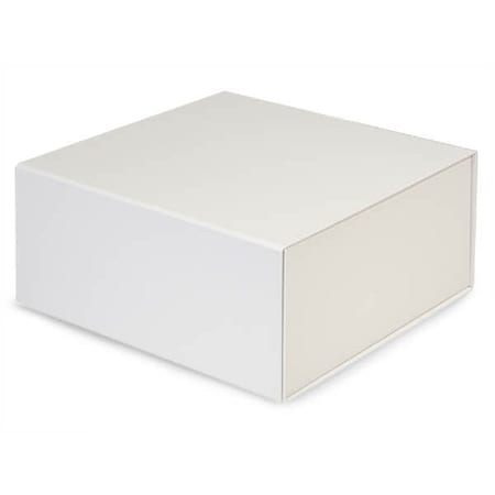 Nashville Wraps White Magnetic Closure Gift Box, 10x10x4.5, 3PK 62703