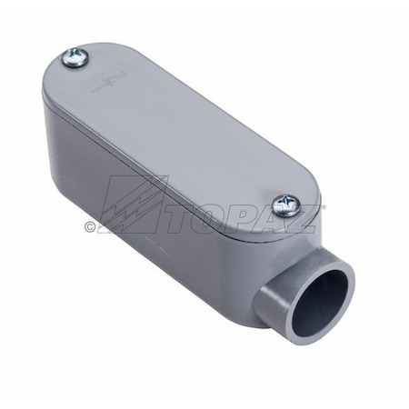 Topaz Conduit Body, Type E, PVC, 3" 1198