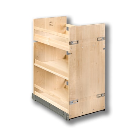 Century Components Signature Series Base Cabinet Organizer, 13.375 in. W Solid Maple SIGBO130PF