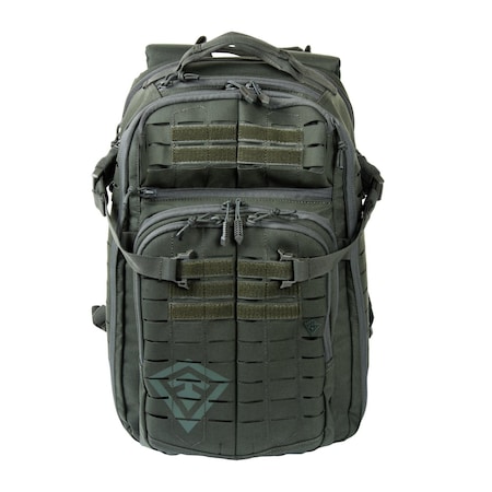 First Tactical Tactical Backpack, 500D Nylon, Wolf Grey, 11 in L x 18 in H x 6 in D 180036