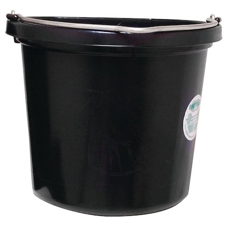 Fortex Fortiflex FB-120 Series Bucket, 20 qt Volume, Rubber/Polyethylene, Black FB-120BX