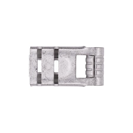 Auveco Solderless 1/4in Flag Terminal Non-Insulated 16-14 Gauge, 100PK 24057